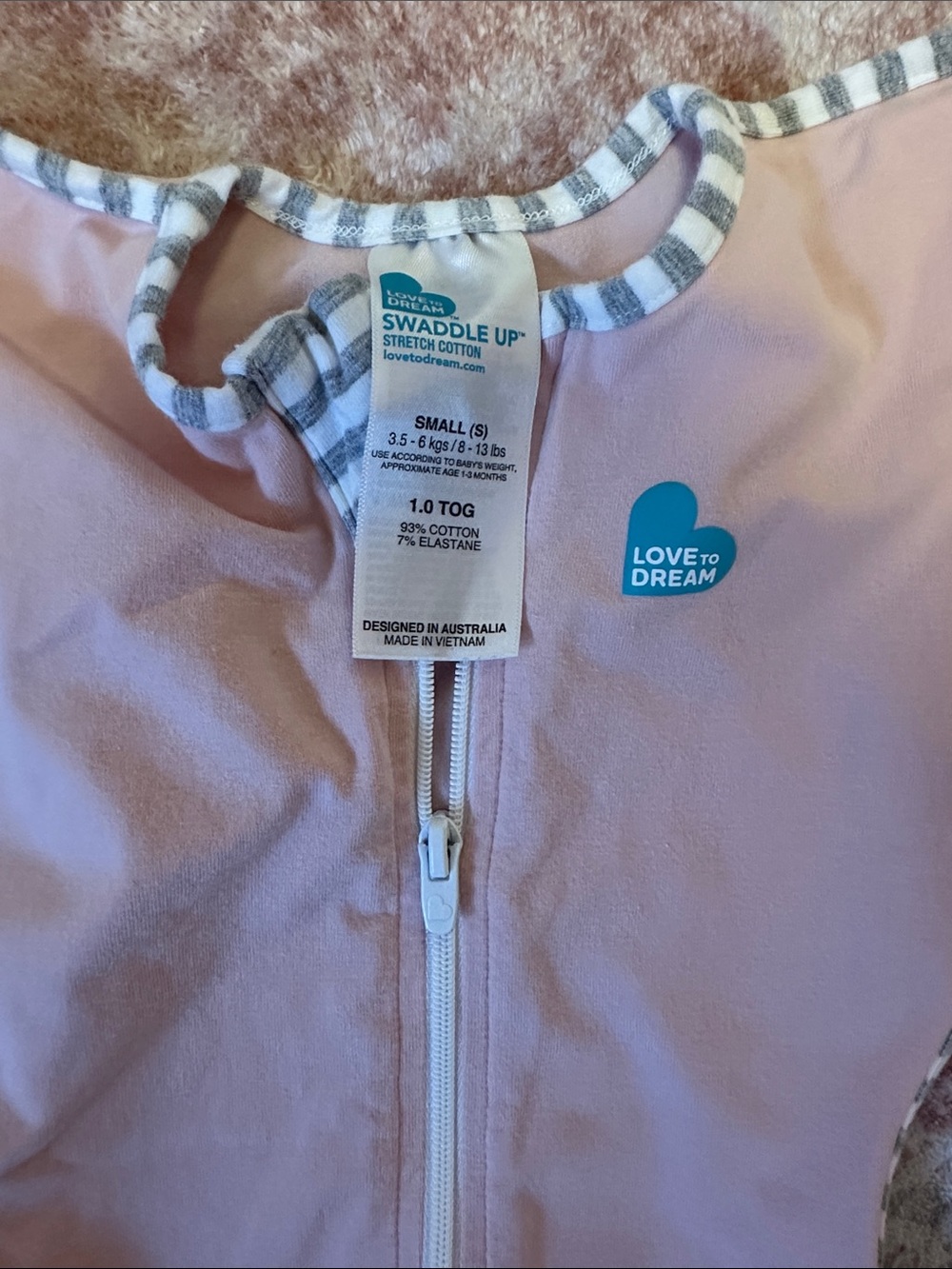 swaddle up size small dusty pink - Picture 2 of 2
